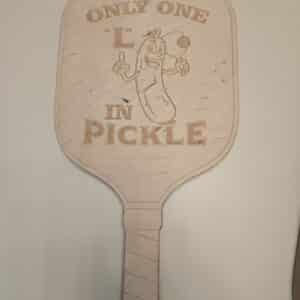 Serve up a win at your next gathering with the ultimate accessory for the pickleball obsession. Shaped exactly like a regulation paddle, this handcrafted charcuterie board moves seamlessly from the court conversation to the kitchen counter.
